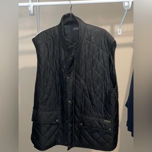 Quilted Polo Vest Jacket